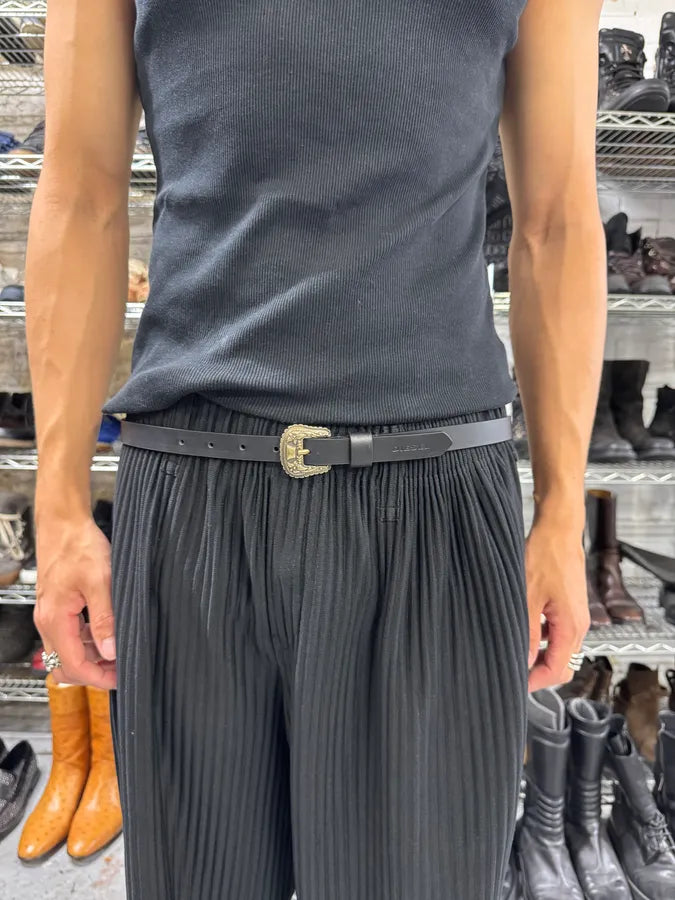 Diesel Western Cowboy Leather Belt lBQgZcw 1