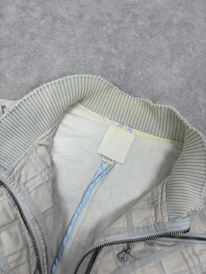 Diesel White Plaid Zip Jacket hRAbIvI 6