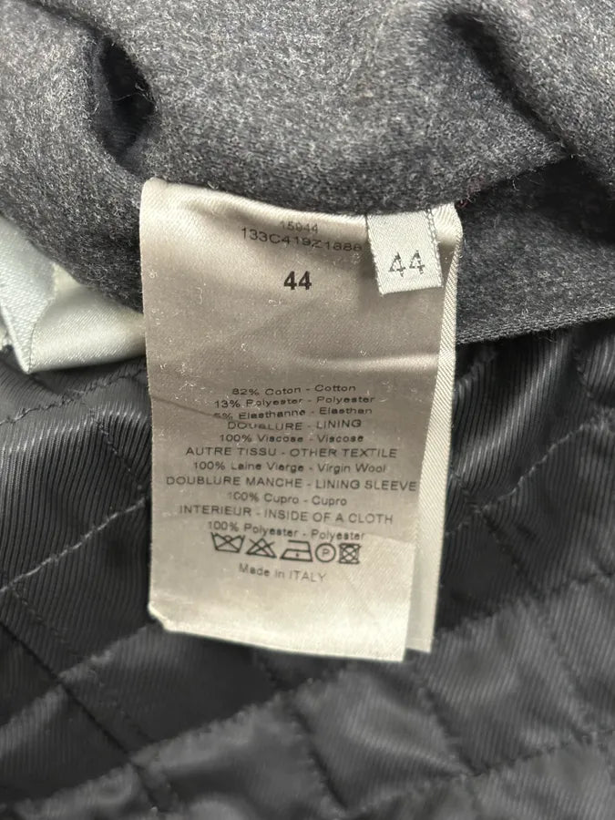 Dior Anthracite High Neck Bombers Jacket HyVwCwK 10