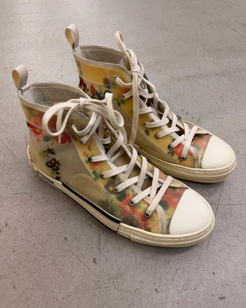 Dior B23 Floral Oblique High Sneakers bKubpDd 2
