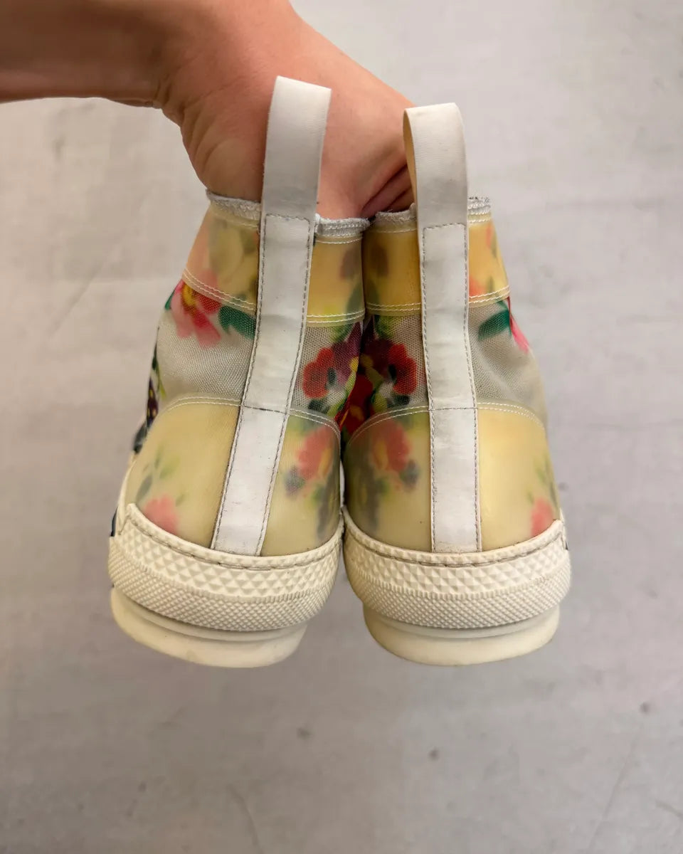 Dior B23 Floral Oblique High Sneakers bKubpDd 7
