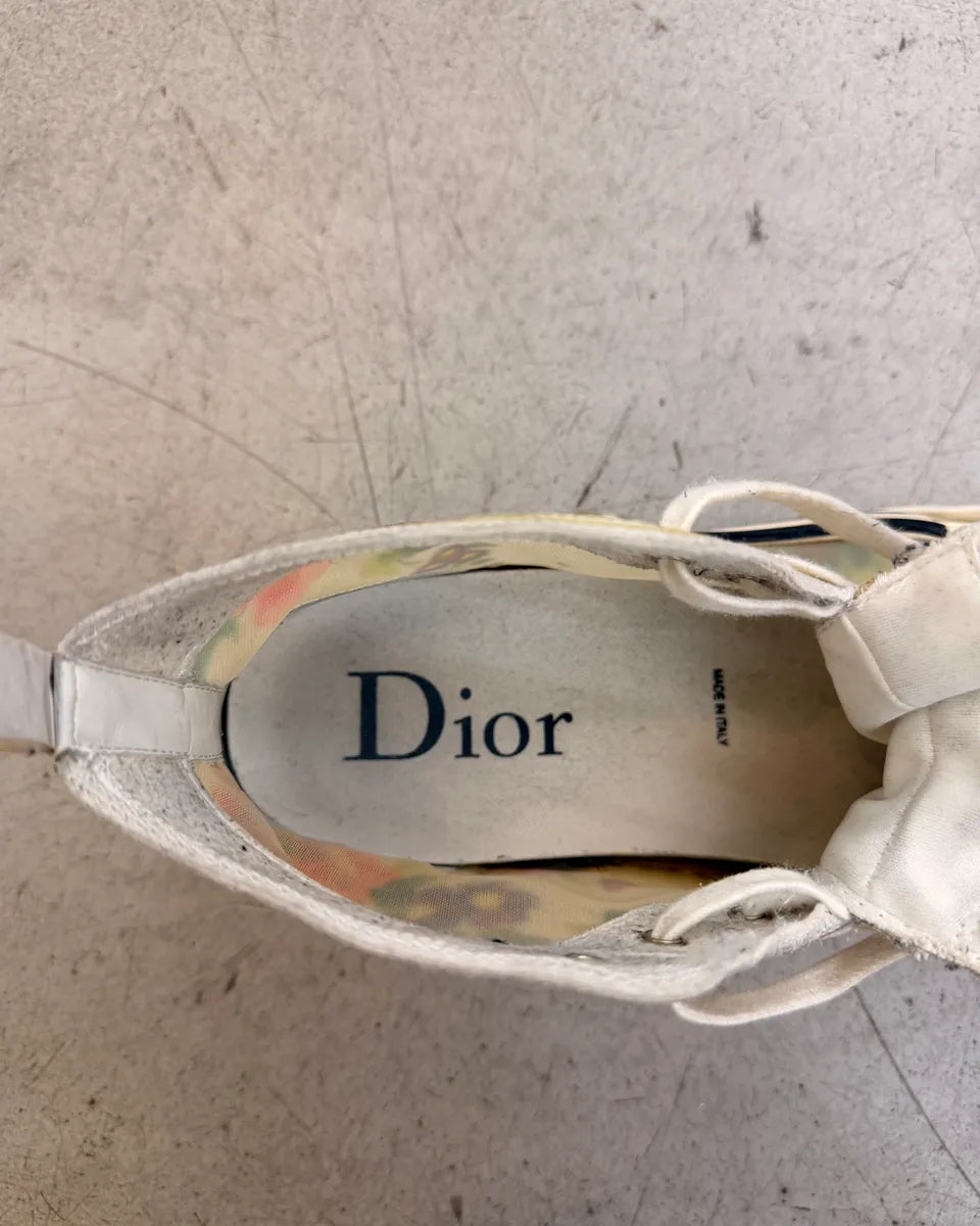 Dior B23 Floral Oblique High Sneakers bKubpDd 9
