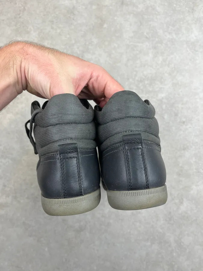 2010s Dior Black & Grey Leather High Sneakers zunDmsz 5