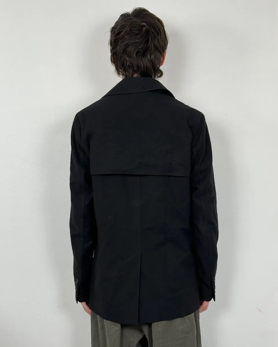 Dior Black Buttoned Wool Caban Jacket hgpcugj 1
