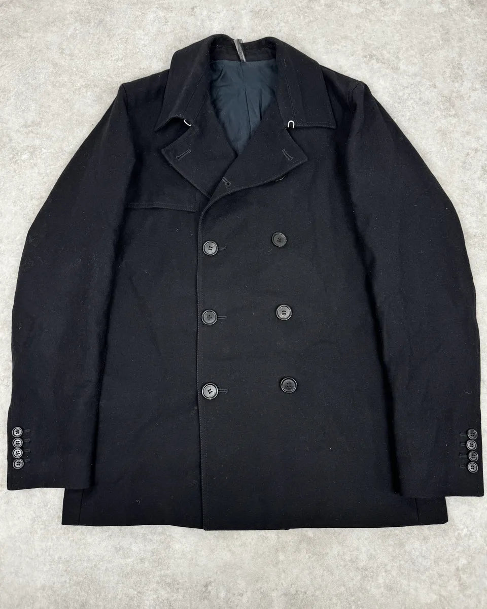 Dior Black Buttoned Wool Caban Jacket hgpcugj 2