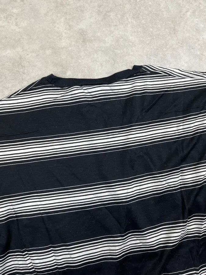 2000s Dior Black Cotton Striped T-Shirt GGVPFsE 5