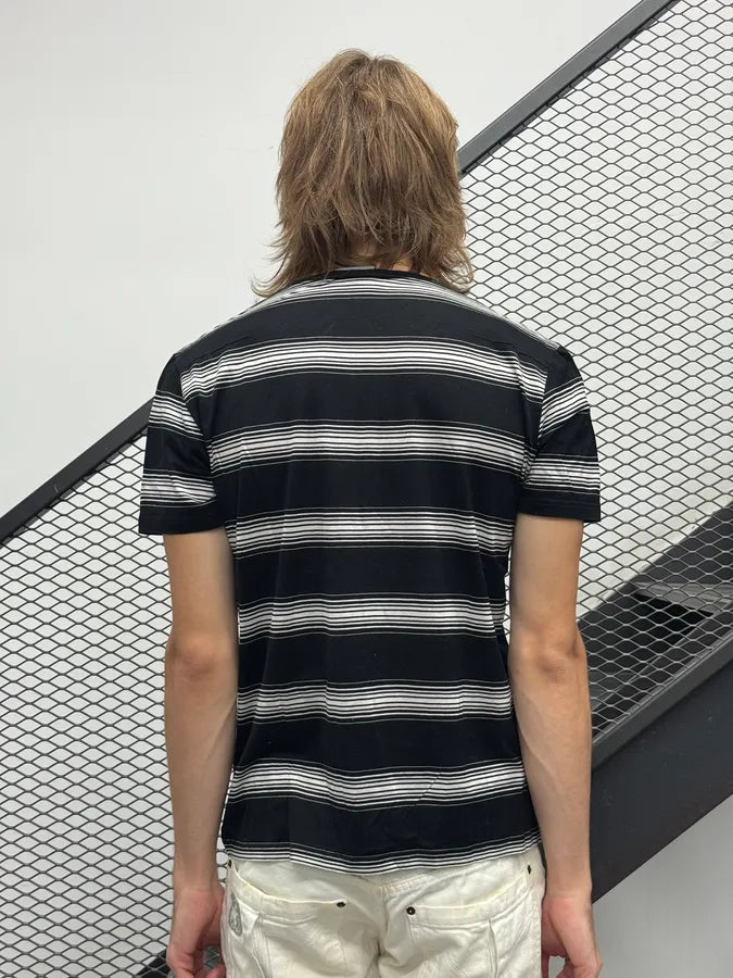 2000s Dior Black Cotton Striped T-Shirt GGVPFsE 2