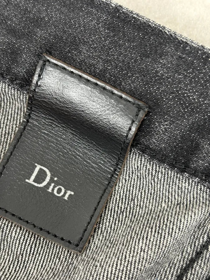 Dior Faded Black Distressed Denim Jeans CTcnwDv 11