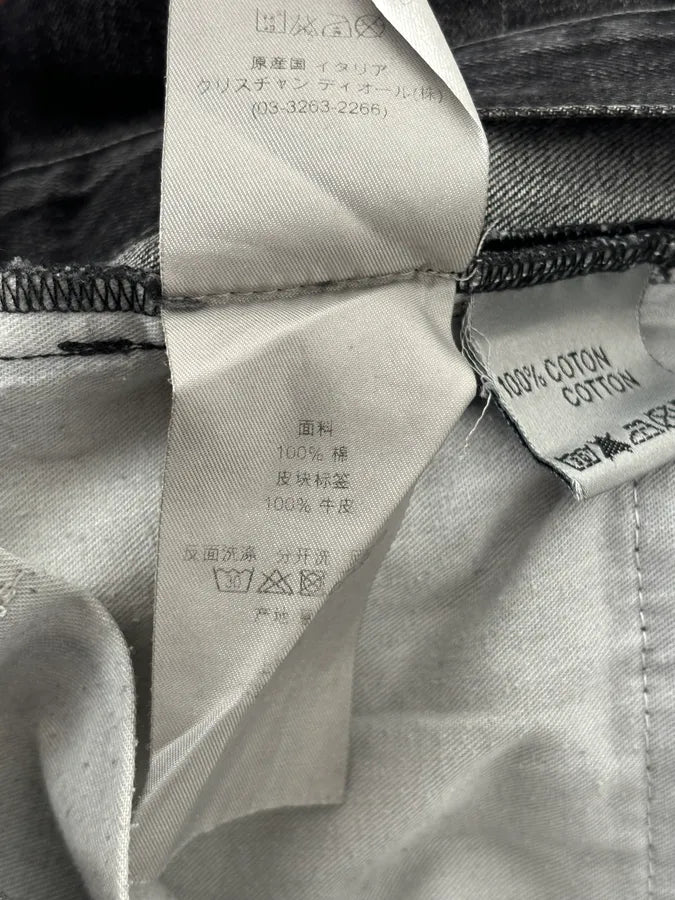 Dior Faded Black Distressed Denim Jeans CTcnwDv 14