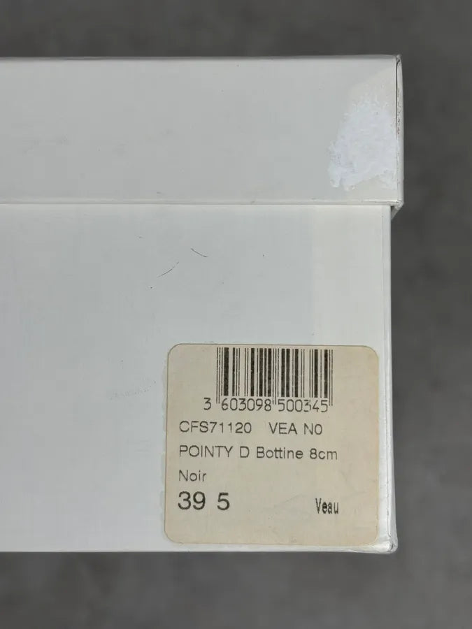 FW2004 Dior Pointy D Black Leather Buckle Ankle Boots Heels by Galliano  OKjyFXF 19