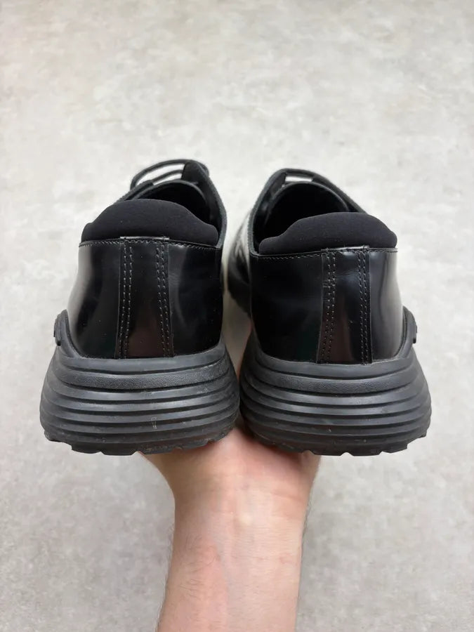 AW2023 Dior Combat Black Leather Derby Boots VIwfSWJ 6