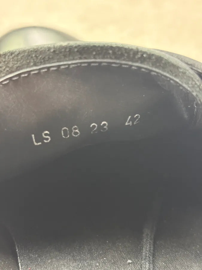 AW2023 Dior Combat Black Leather Derby Boots VIwfSWJ 8