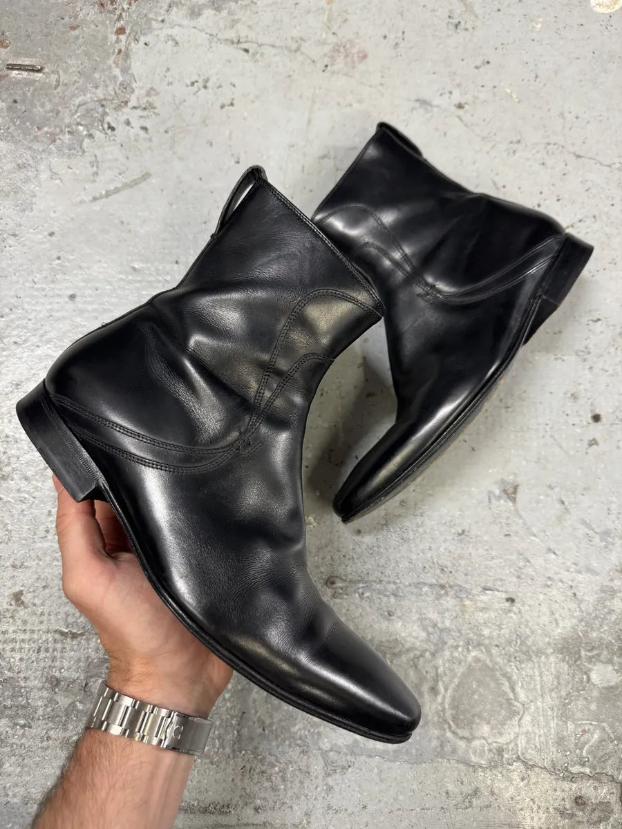 Dior Black Leather Minimalist Boots haOeJLd 0