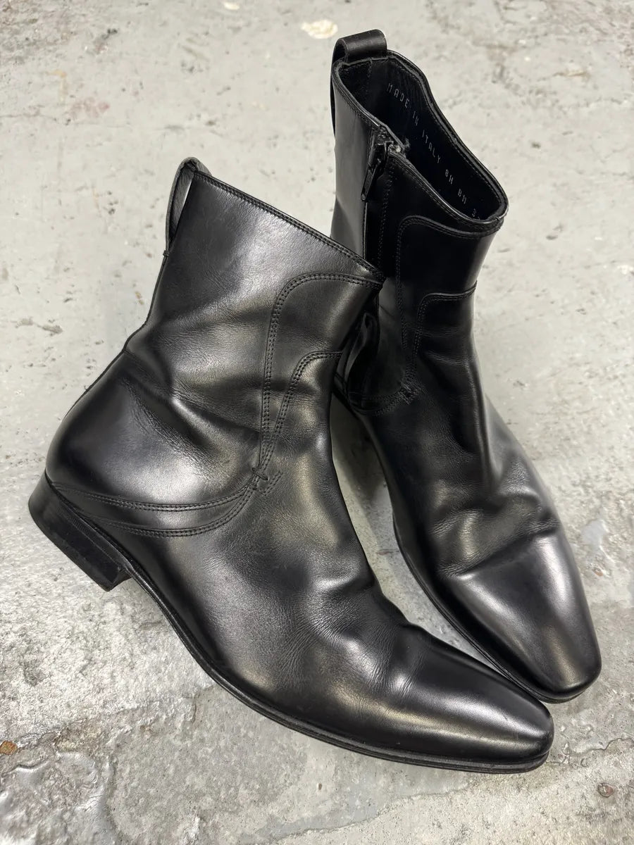 Dior Black Leather Minimalist Boots haOeJLd 1