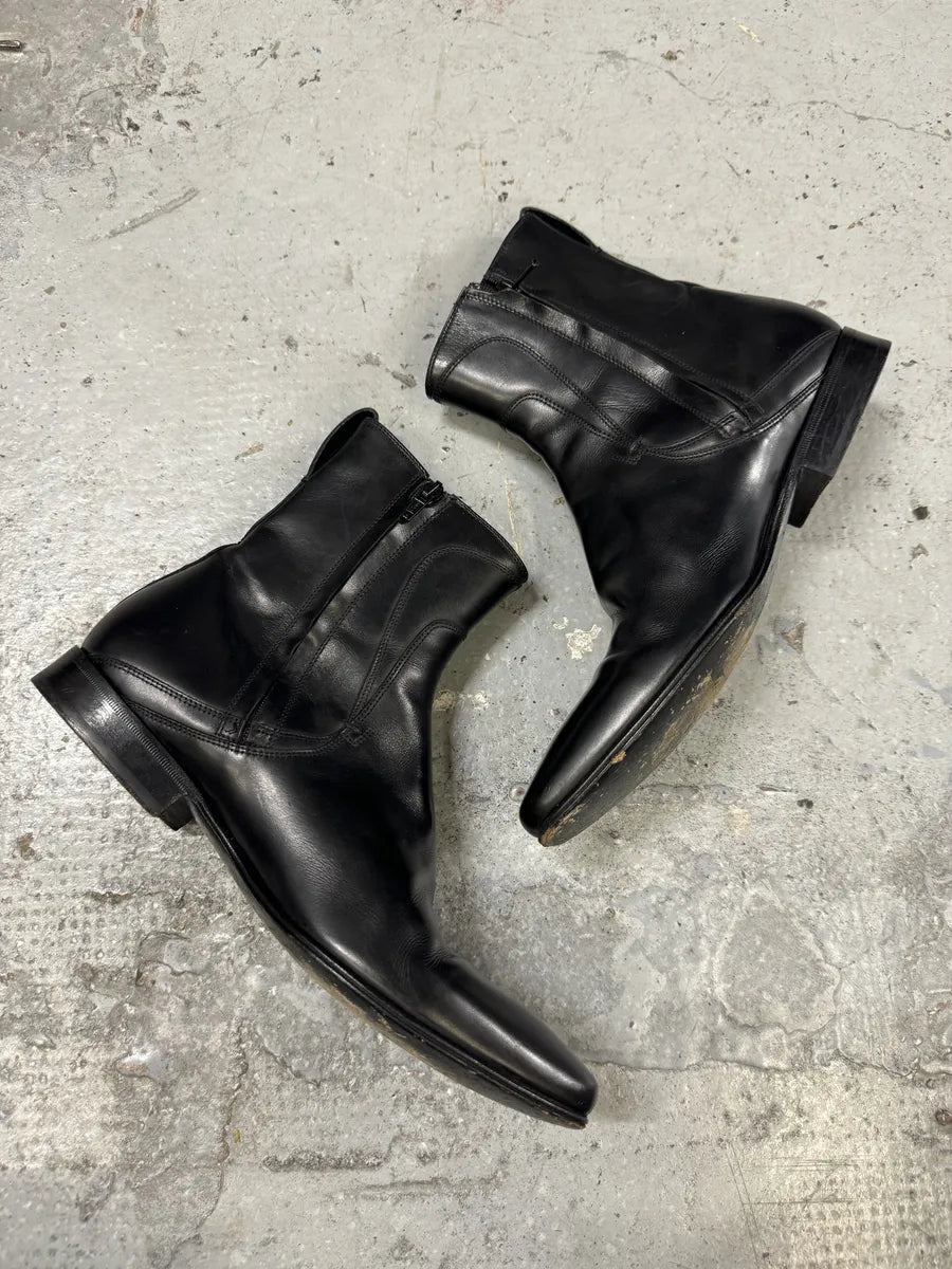 Dior Black Leather Minimalist Boots haOeJLd 6