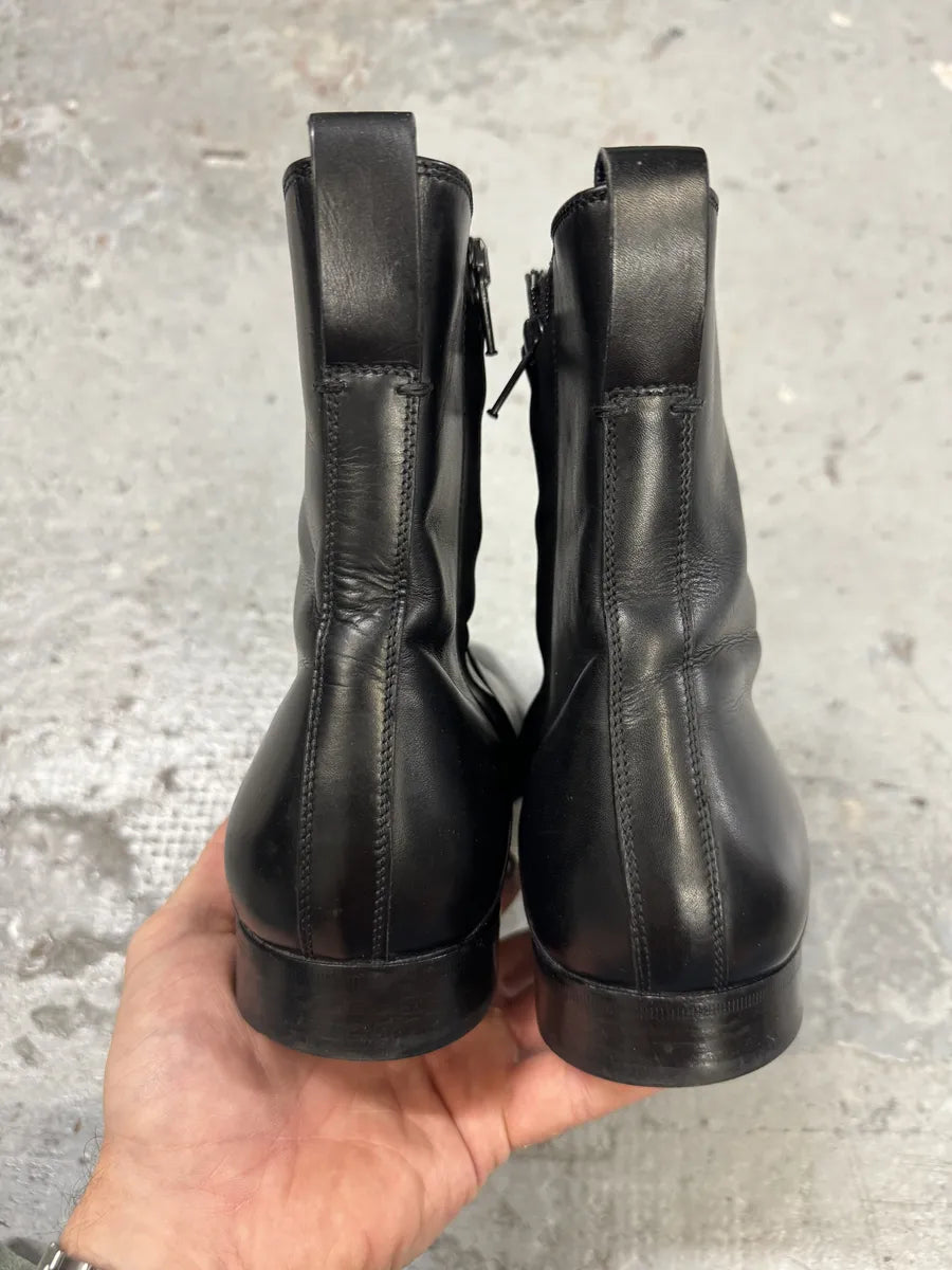Dior Black Leather Minimalist Boots haOeJLd 7