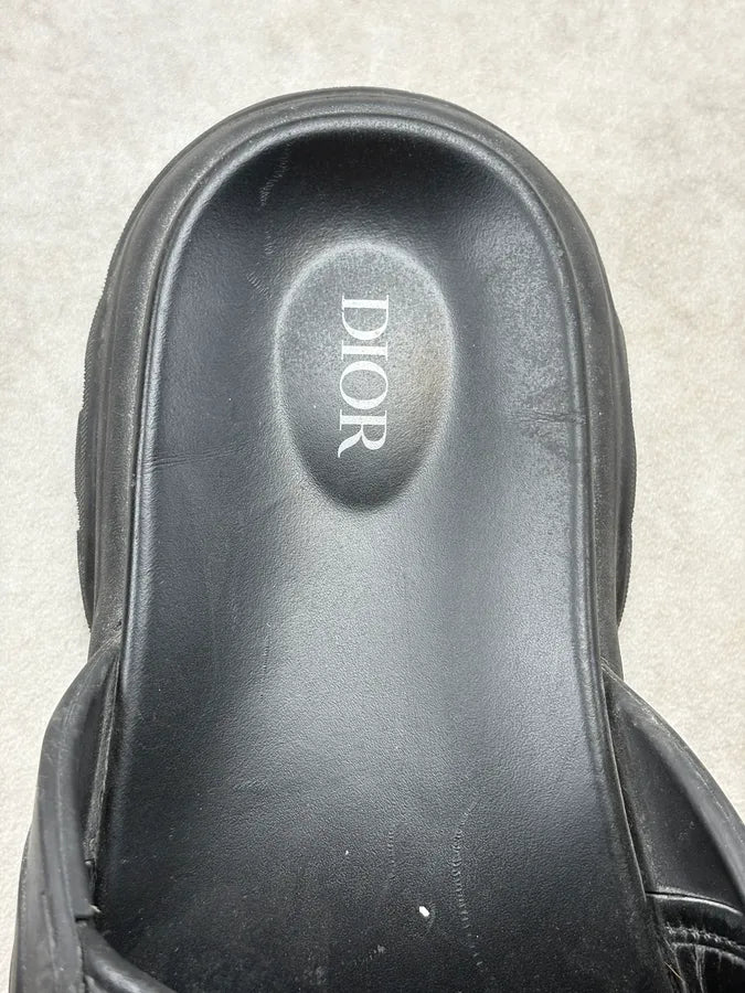 Dior Black Monogram Sandals RkzFUGf 8