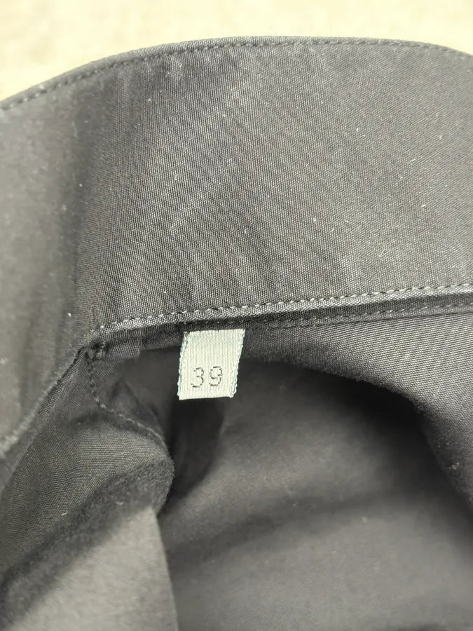 2010s Dior Black Simple Classy Mao Collar Shirt by Kris Van Assche CWHIeQz 8