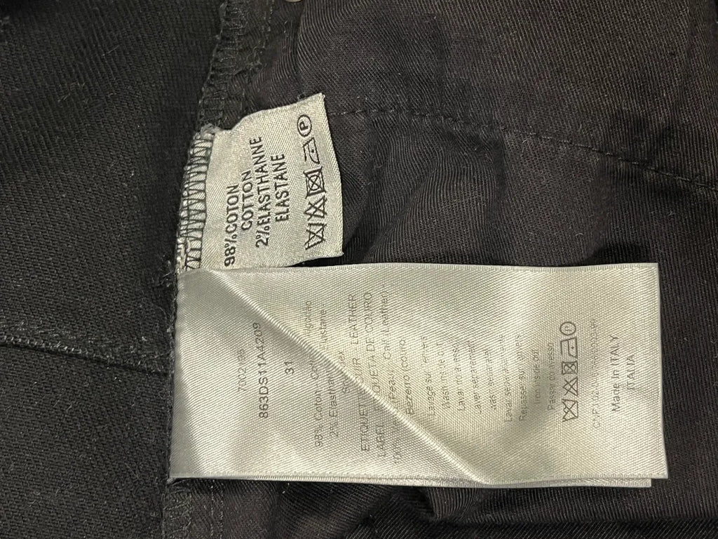 2000s Dior Black Slim Denim Jeans rHcbjCX 9