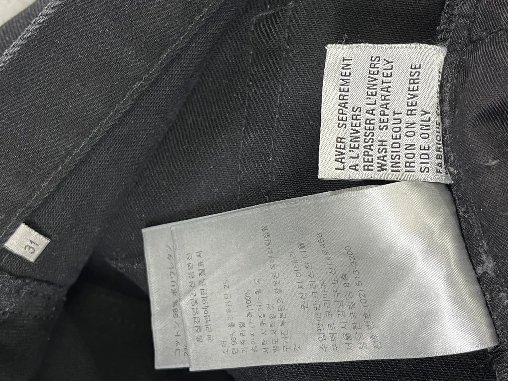 2000s Dior Black Slim Denim Jeans rHcbjCX 10