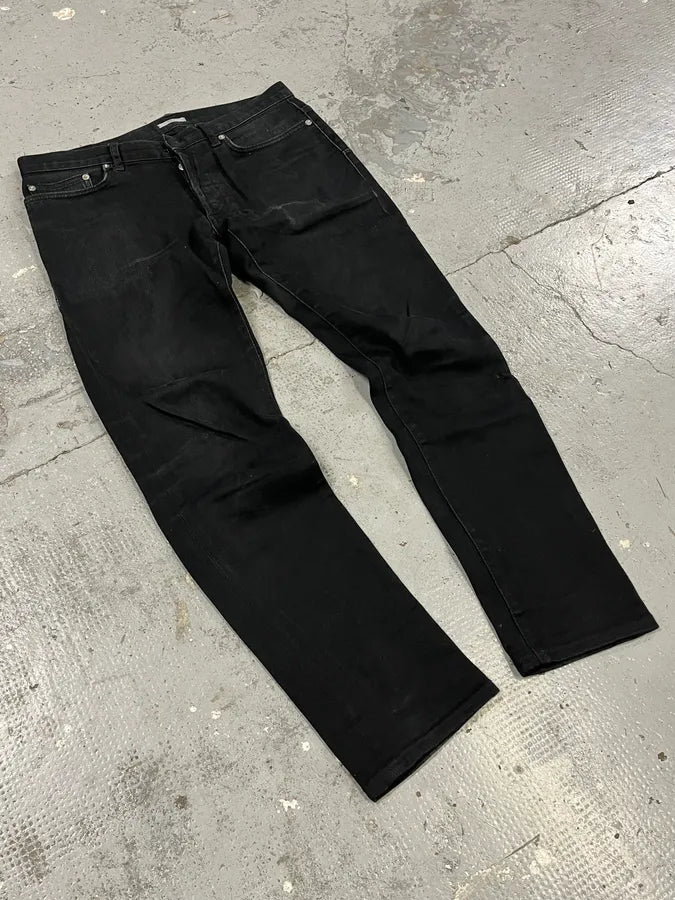 2000s Dior Black Slim Denim Jeans rHcbjCX 4