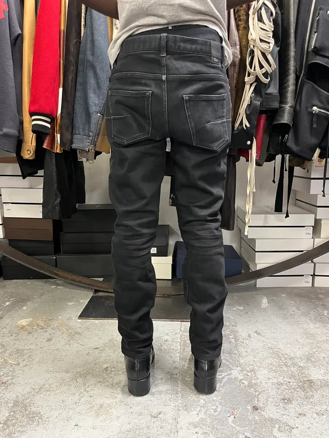 2000s Dior Black Slim Denim Jeans rHcbjCX 3