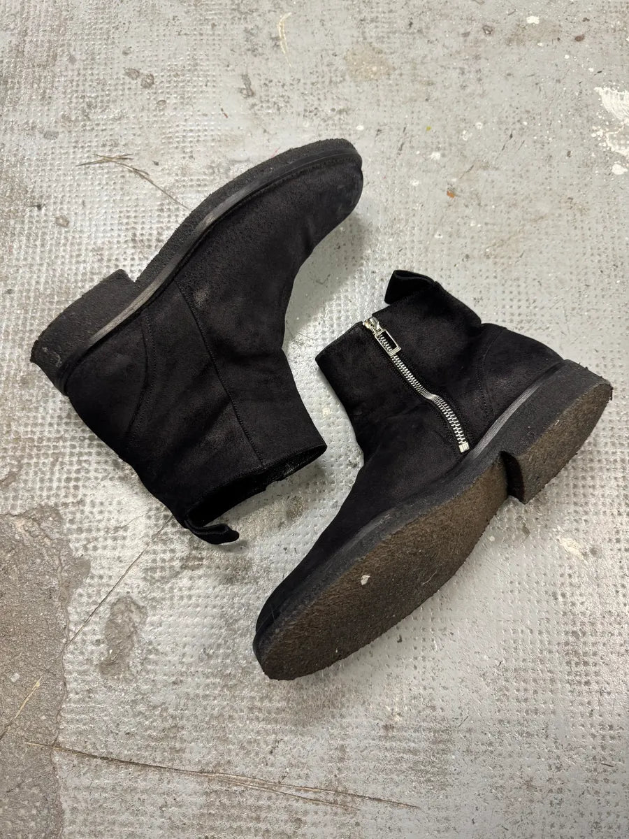 Dior Black Suede Leather Boots (39eu/us6.5) DQVJMIe 3