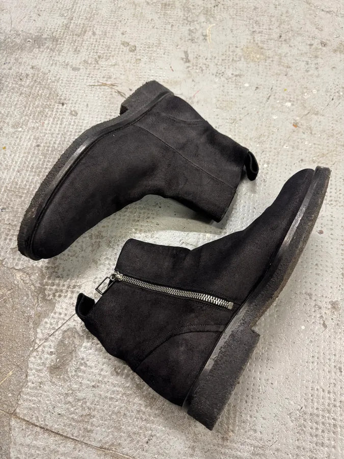 Dior Black Suede Leather Boots (39eu/us6.5) DQVJMIe 4
