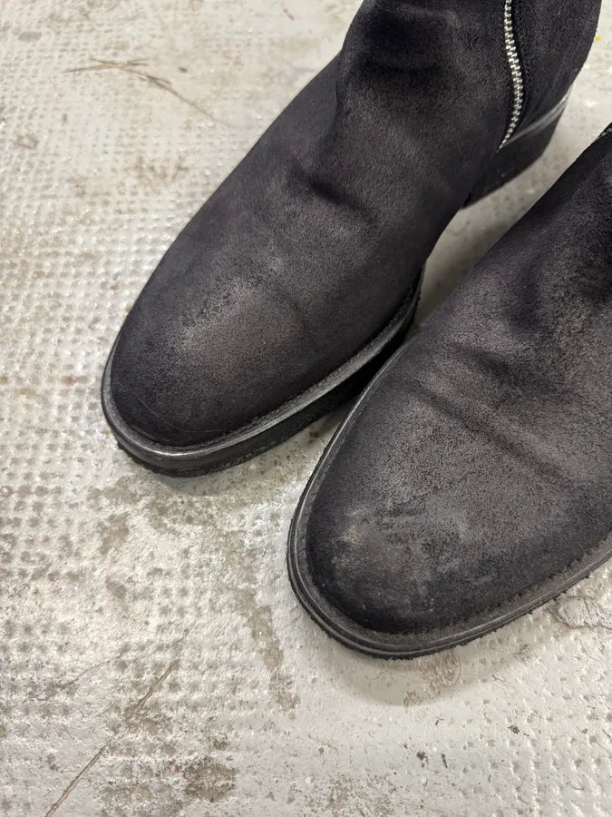 Dior Black Suede Leather Boots (39eu/us6.5) DQVJMIe 5