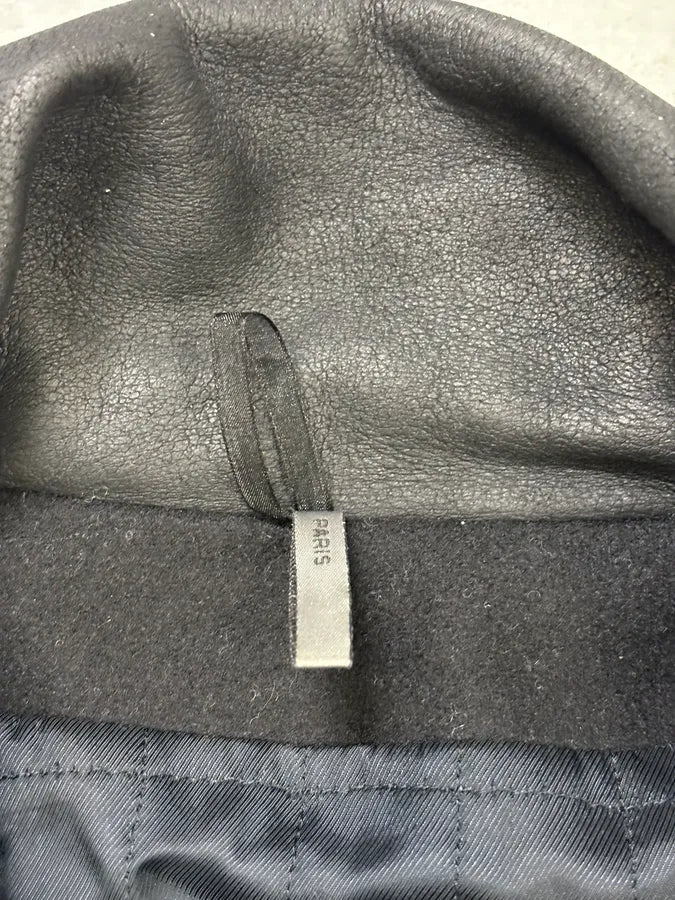 Dior Black Wool & Leather Zip-up Jacket eEqObrL 10