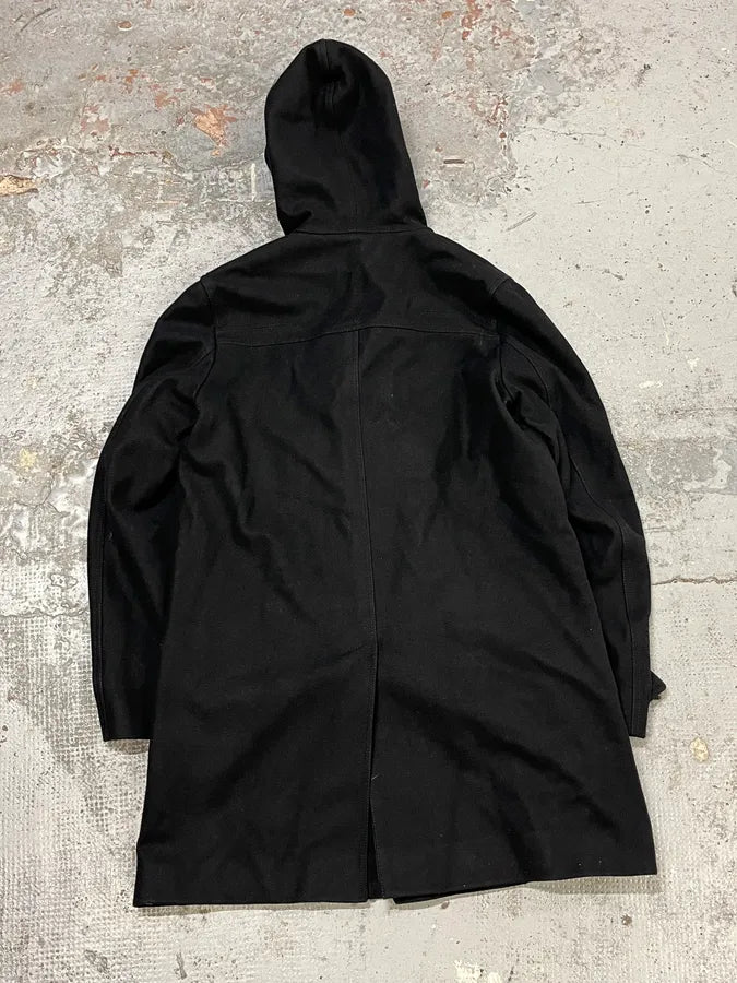 Dior Black Wool Duffle Coat Toggle Button QRAAjSV 5