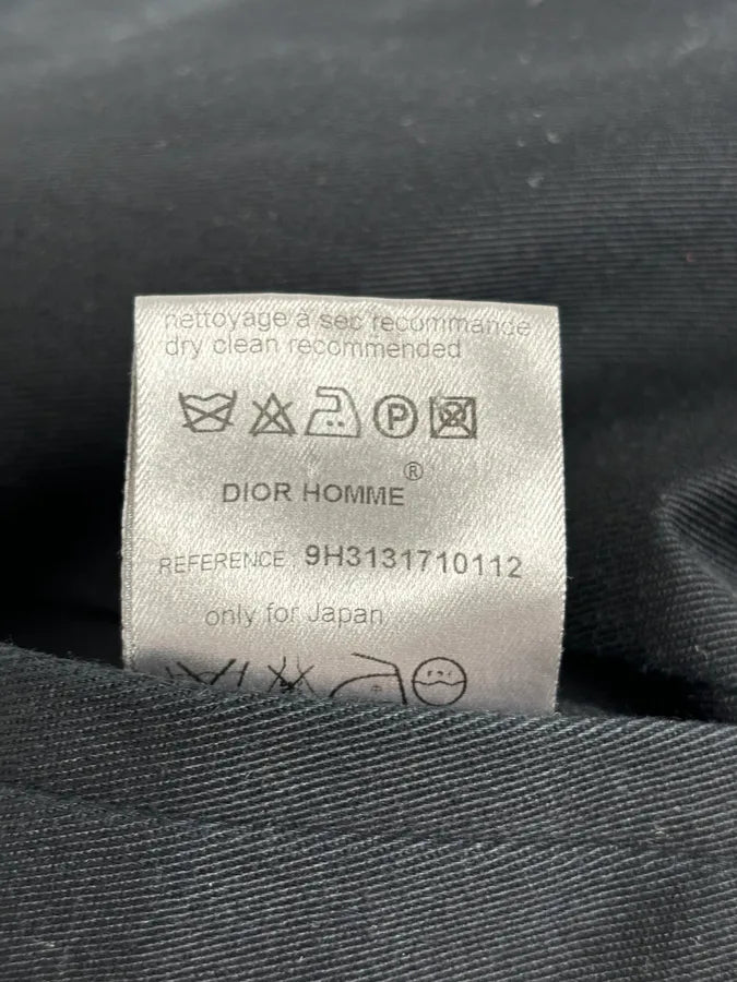 AW2009 Dior Black Wool Double-Breasted Trench Coat by Kris Van Assche eOVJZPJ 14