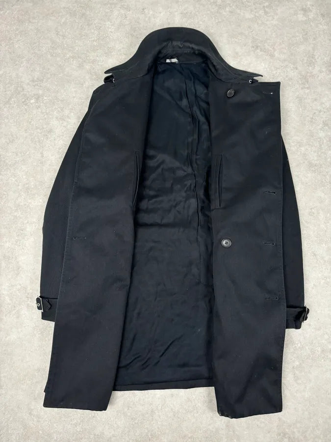 AW2009 Dior Black Wool Double-Breasted Trench Coat by Kris Van Assche eOVJZPJ 8