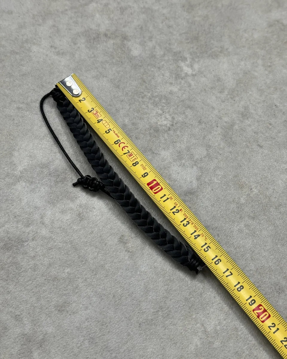 Dior Black Woven Ajustable Leather Bracelet uYzKfyI 7
