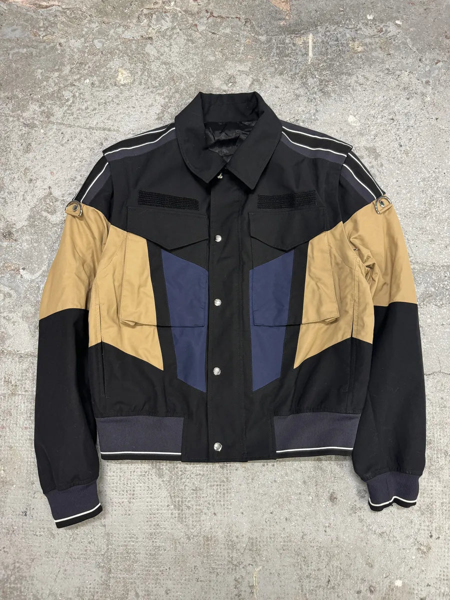 Dior Bomber Avant-Garde Jacket with Detachable Sleeves by Kris Van Assche (M) 0