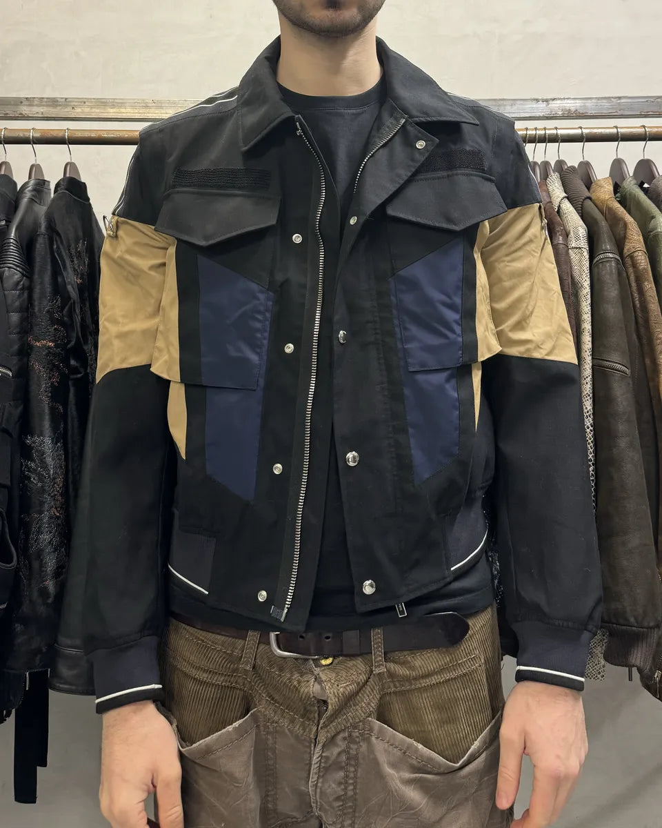 Dior Bomber Avant-Garde Jacket with Detachable Sleeves by Kris Van Assche (M) 2