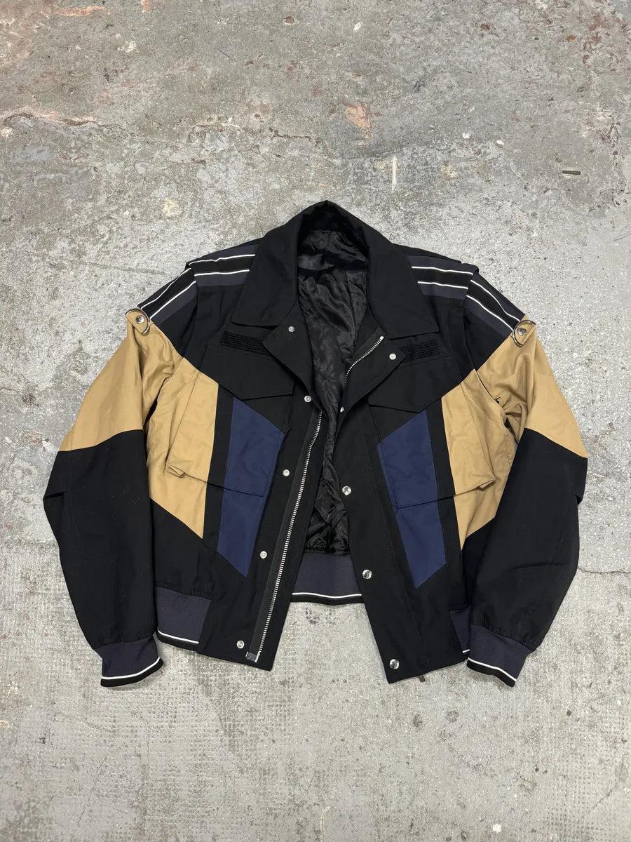 Dior Bomber Avant-Garde Jacket with Detachable Sleeves by Kris Van Assche (M) 4