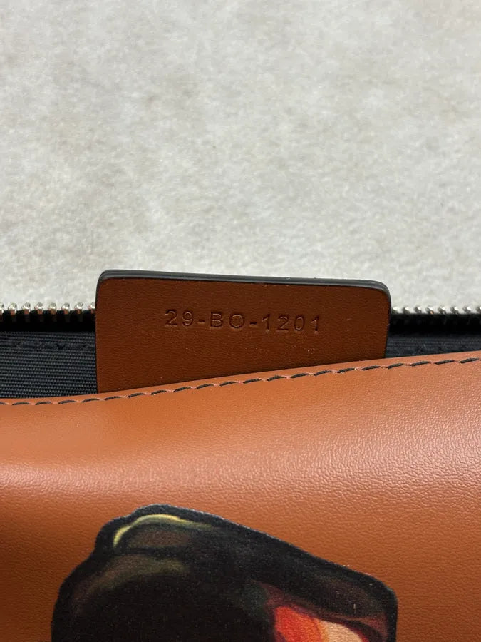 AW2021 Dior Brown Road Jack Rerouac Zip Pouch BlbjEWb 7