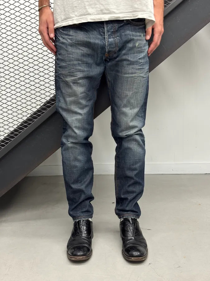 2000s Dior Dark Blue Denim Wash Jeans by Hedi Slimane SiyBKsU 1