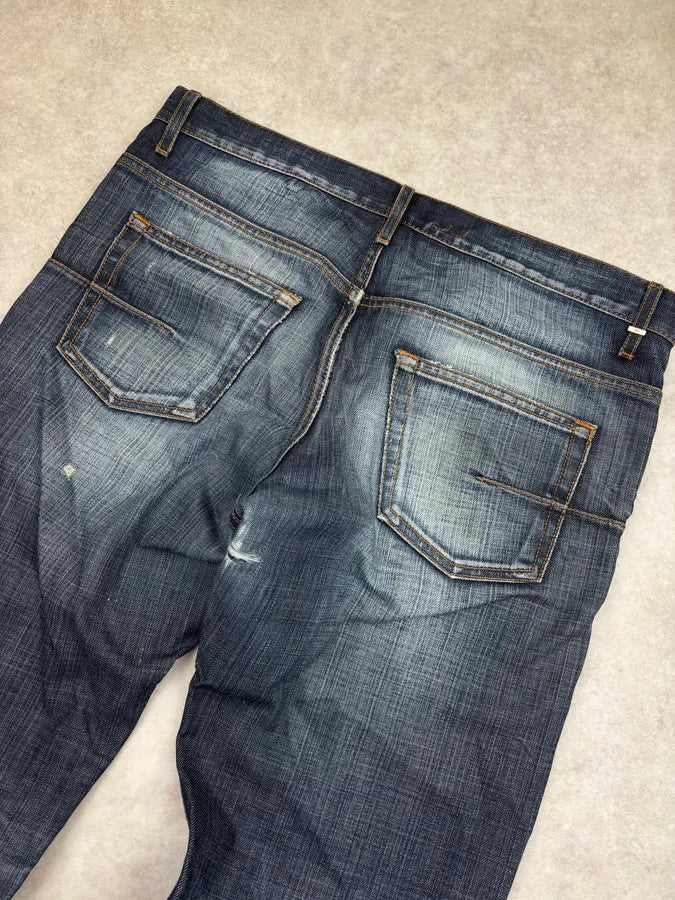 2000s Dior Dark Blue Denim Wash Jeans by Hedi Slimane SiyBKsU 6