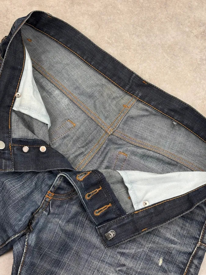 2000s Dior Dark Blue Denim Wash Jeans by Hedi Slimane SiyBKsU 8