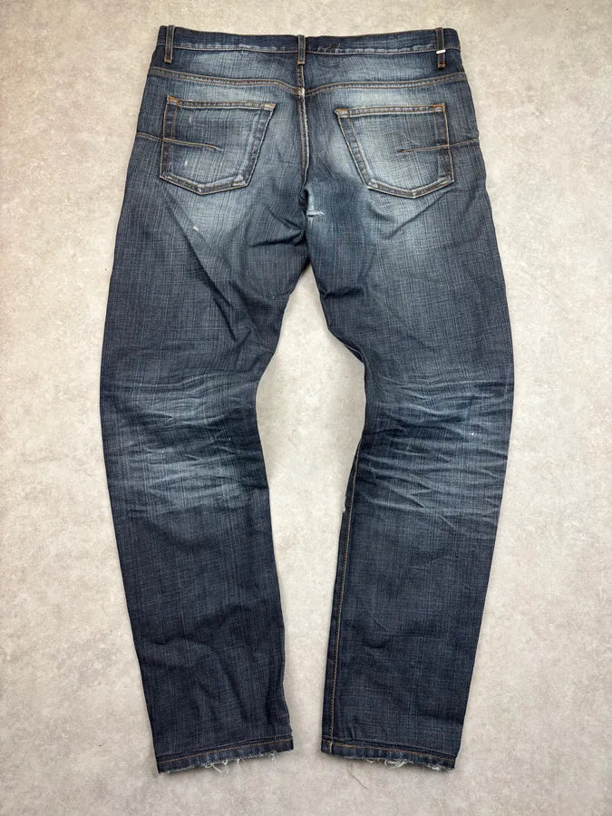 2000s Dior Dark Blue Denim Wash Jeans by Hedi Slimane SiyBKsU 5