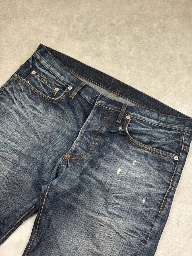 2000s Dior Dark Blue Denim Wash Jeans by Hedi Slimane SiyBKsU 4