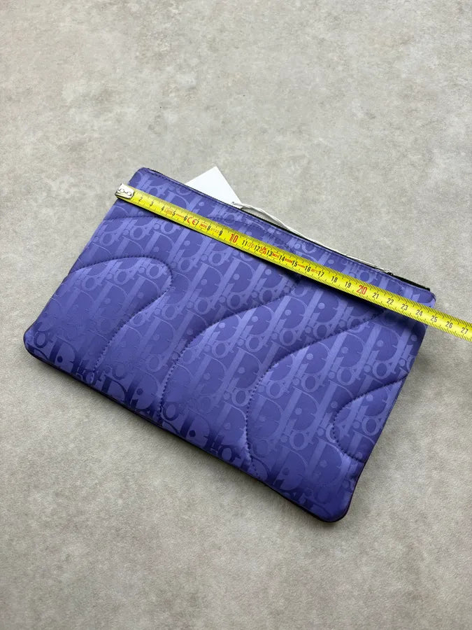 2022 Dior ERL Purple Monogram Pouch Bag qyfBZvt 11
