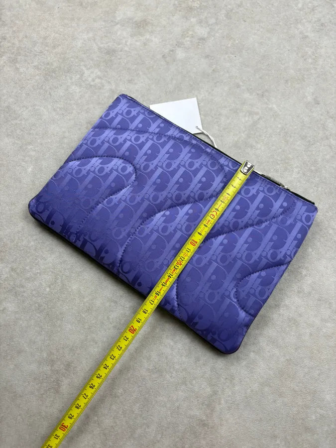 2022 Dior ERL Purple Monogram Pouch Bag qyfBZvt 10