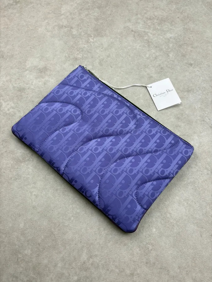 2022 Dior ERL Purple Monogram Pouch Bag qyfBZvt 3