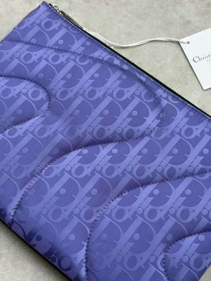 2022 Dior ERL Purple Monogram Pouch Bag qyfBZvt 4
