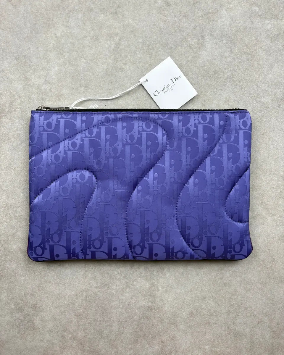 2022 Dior ERL Purple Monogram Pouch Bag qyfBZvt 0