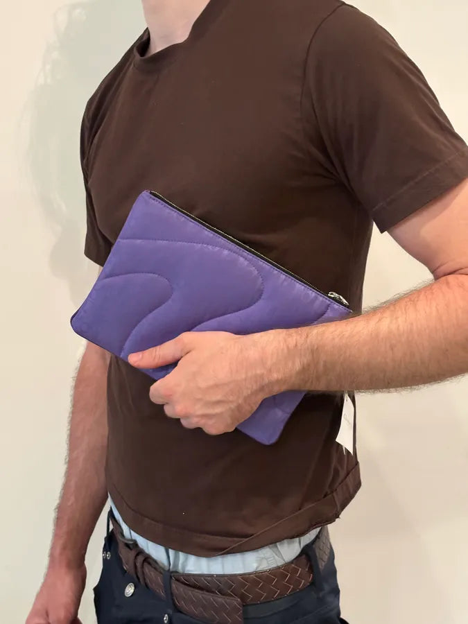 2022 Dior ERL Purple Monogram Pouch Bag qyfBZvt 2