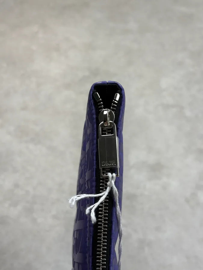 2022 Dior ERL Purple Monogram Pouch Bag qyfBZvt 7